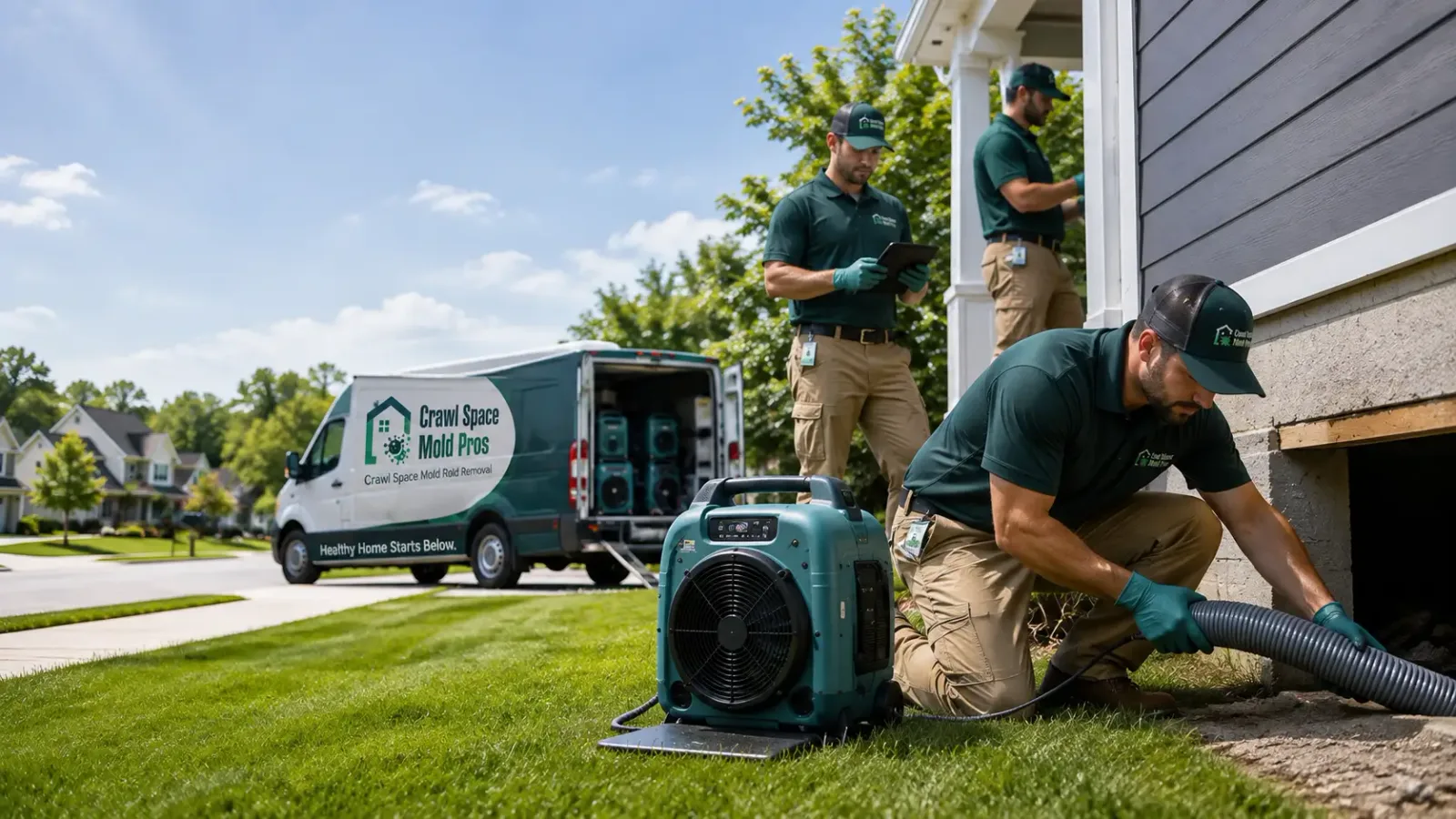 Crawl Space Mold Removal in Haydenville, OH